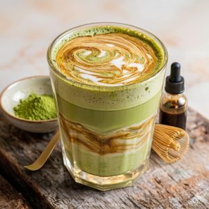 Matcha Coffee latte